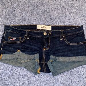 Hollister Dark Wash Jean Shorts